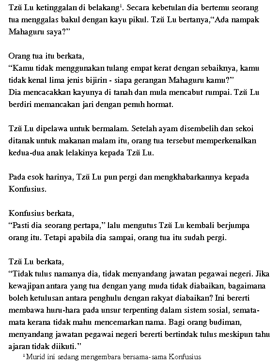 Lun Yu Malay